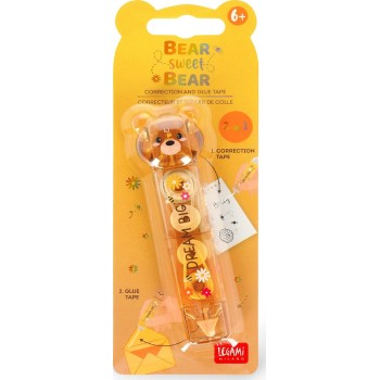 Legami διορθωτική ταινία και κόλλα 2 in 1 teddy bear CGT0002 8052694119805