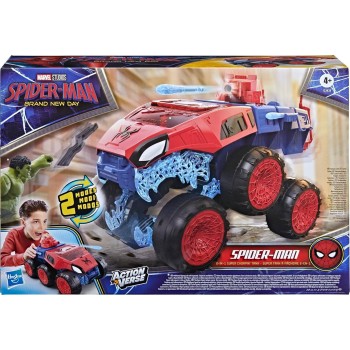 Hasbro spider-man: brand new day 2-in-1 super chompin tank, 11.4 cm action figure  G3439 5010996396426