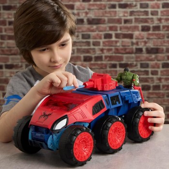 Hasbro spider-man: brand new day 2-in-1 super chompin tank, 11.4 cm action figure  G3439 5010996396426