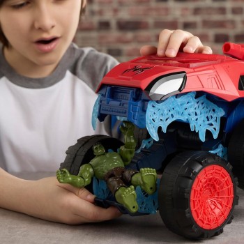 Hasbro spider-man: brand new day 2-in-1 super chompin tank, 11.4 cm action figure  G3439 5010996396426