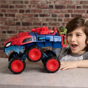 Hasbro spider-man: brand new day 2-in-1 super chompin tank, 11.4 cm action figure  G3439 5010996396426