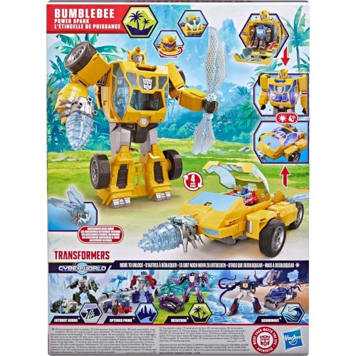 Hasbro transformers cyberworld bumblebee power spark, energon surge | 28 cm action G2451 5010996399793