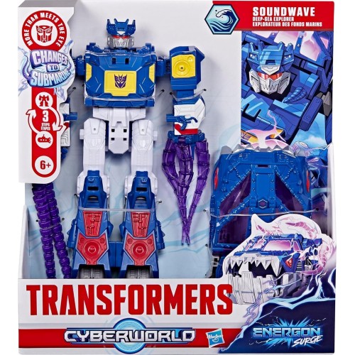 Hasbro transformers cyberworld soundwave deep sea explorer, energon surge | 9-inch G1964 5010996368027