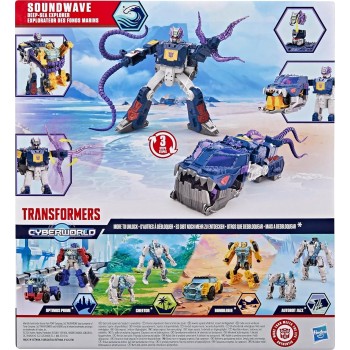 Hasbro transformers cyberworld soundwave deep sea explorer, energon surge | 9-inch G1964 5010996368027
