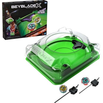 Hasbro beyblade x sneak attack battle set with beystadium arena, 2 right-spinning  G1940 5010996402158
