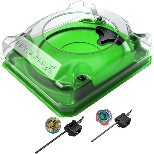 Hasbro beyblade x sneak attack battle set with beystadium arena, 2 right-spinning  G1940 5010996402158