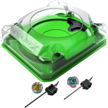 Hasbro beyblade x sneak attack battle set with beystadium arena, 2 right-spinning  G1940 5010996402158