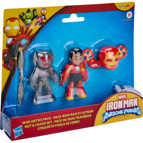 Hasbro jr. series marvels iron man and his awesome friends iron antics pack, 7.6 c G2022 / G3117 5010996401175