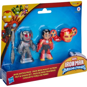 Hasbro jr. series marvels iron man and his awesome friends iron antics pack, 7.6 c G2022 / G3117 5010996401175