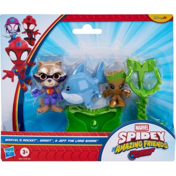 Hasbro spidey and his amazing friends rescue-webs s rocket, groot, and jeff the la G1991 / G3045 5010996406996