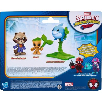 Hasbro spidey and his amazing friends rescue-webs s rocket, groot, and jeff the la G1991 / G3045 5010996406996