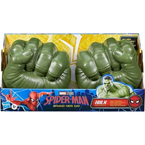 Hasbro Spiderman spider-man: brand new day hulk gamma smash fists, soft foam super hero role G3594 5010996406972