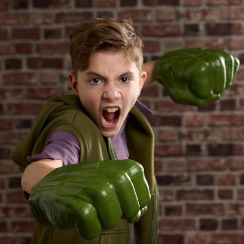 Hasbro Spiderman spider-man: brand new day hulk gamma smash fists, soft foam super hero role G3594 5010996406972