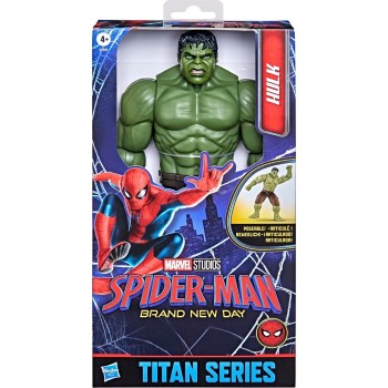 Hasbro spider-man: brand new day titan series hulk action figure, 11.7-inches, sup G2455 5010996385765