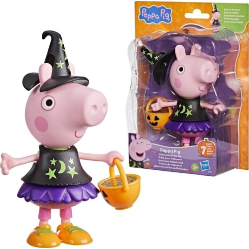 Hasbro peppa pig halloween dress-up figure with 6 easy-on  accessories, 6-inch dol G2181 5010996410733