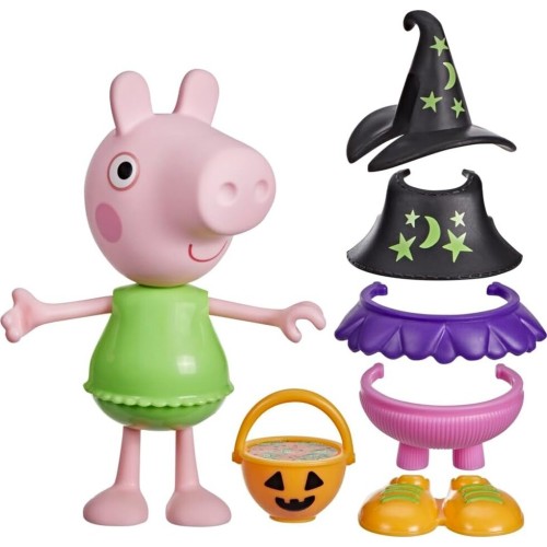 Hasbro peppa pig halloween dress-up figure with 6 easy-on  accessories, 6-inch dol G2181 5010996410733