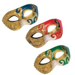 CLOWN Μάσκα Βεν Paper Mache Small 3Σχέδια 74228 5203359742286
