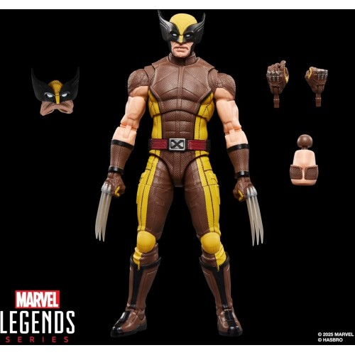 Hasbro marvel legends series wolverine brown suit, marvel  deadpool and wolverine  G2366 5010996359599