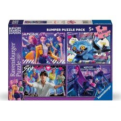 Ravensburger Puzzle 4x100 Pcs. K-pop Demon Hunters 12004757 4005555047575