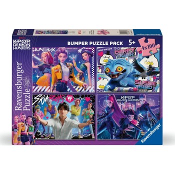 Ravensburger Puzzle 4x100 Pcs. K-pop Demon Hunters 12004757 4005555047575
