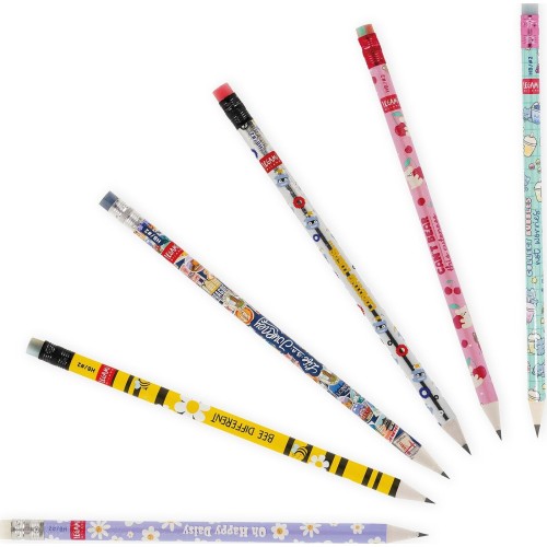 Legami Recycled Paper Pencil - I Used to be a Newspaper - Robot robot SCV0075 8052694123604