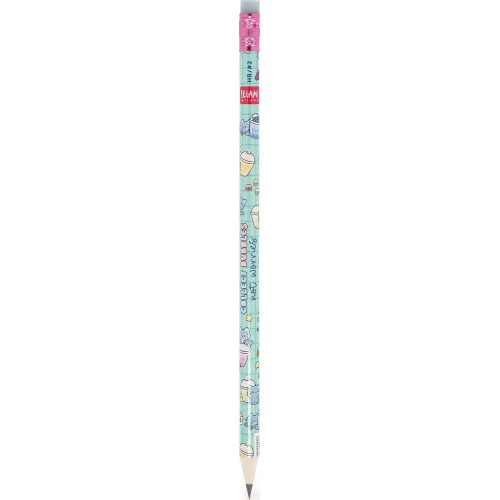 Legami Recycled Paper Pencil - I Used to be a Newspaper - Kitty kitty bubble tea SCV0074 8052694123598