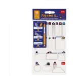 Legami Adhesive Labels With Protective Film - My Name Is... - Space space STK0003 8052694129866