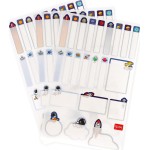 Legami Adhesive Labels With Protective Film - My Name Is... - Space space STK0003 8052694129866