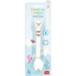 Legami Llama Ballpoint Pen With Base - Stand-ink Ovation llama STG0001 8052694113230
