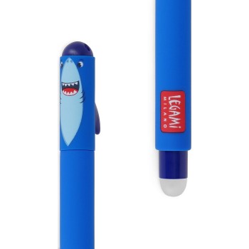 Legami Shark Attack Erasable Gel Pen - Erasable Pen shark EP0063 8052694099015