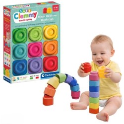 As company Clemmy Set Of 9 Soft Building Blocks, Magic Rainbow,TRY ME 1033-17604 8005125176045