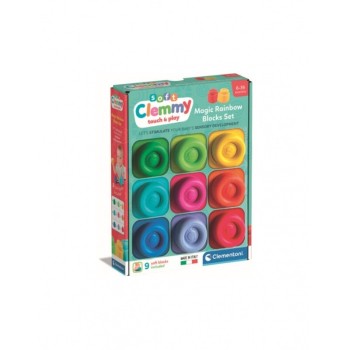 As company Clemmy Set Of 9 Soft Building Blocks, Magic Rainbow,TRY ME 1033-17604 8005125176045