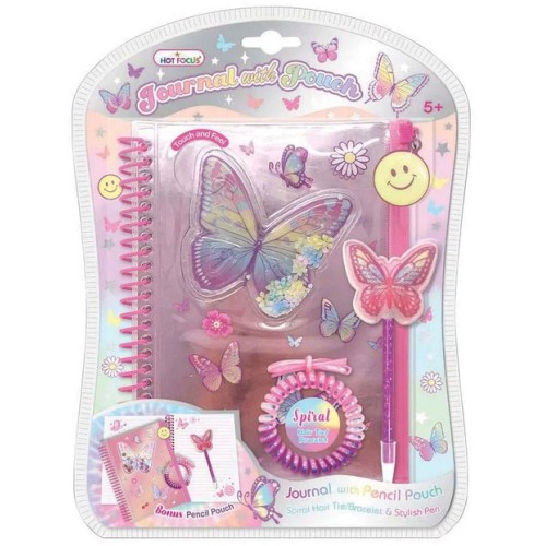 Hot Focus Journal With Pouch Tie Dye Butterfly HF259TB 842817060279