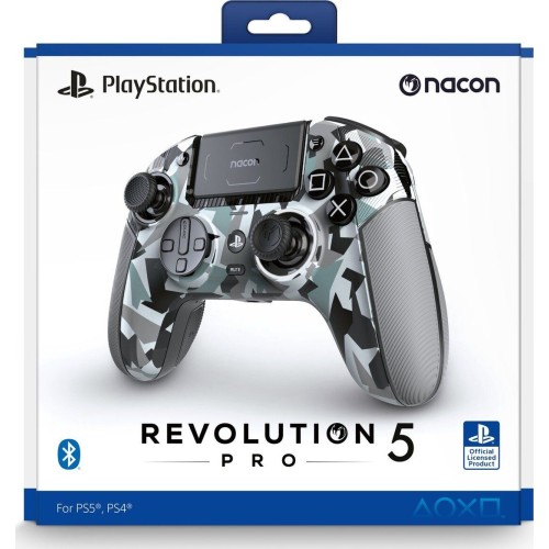 nacon ασύρματο χειριστήριο  - revolution 5 pro, artic camo ps5/ps4/pc  3665962027716