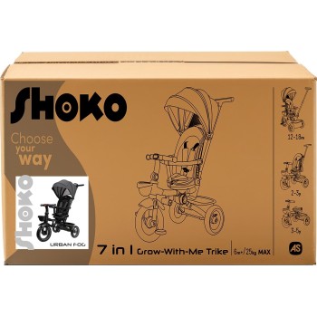 As company Shoko 7 In 1 Urban Fog Tricycle For 6+ Months 5004-50539 5203068505394