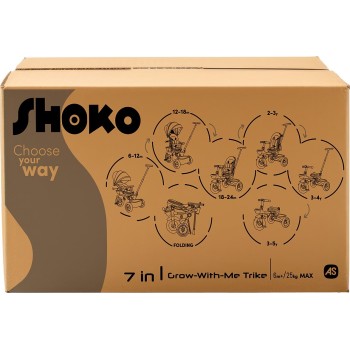 As company shoko τρίκυκλο 7 σε 1 whisper για 6+ μηνών 5004-50538 5203068505387