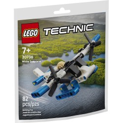 Lego technic λευκό υδροπλάνο (7+) 30736 5702018070673