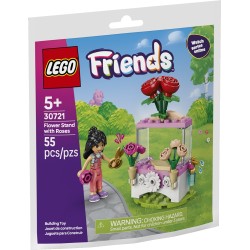 Lego lego friends πάγκος λουλουδιών με τριαντάφυλλα (5+) 30721 5702018058213