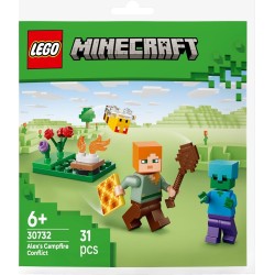 LEGO Minecraft alex?s campfire conflict  paperbag 30732 5702018059395