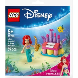 Lego disney princess μουσικά γενέθλια με την άριελ & τον φούσκα (5+) 30720 5702018058954
