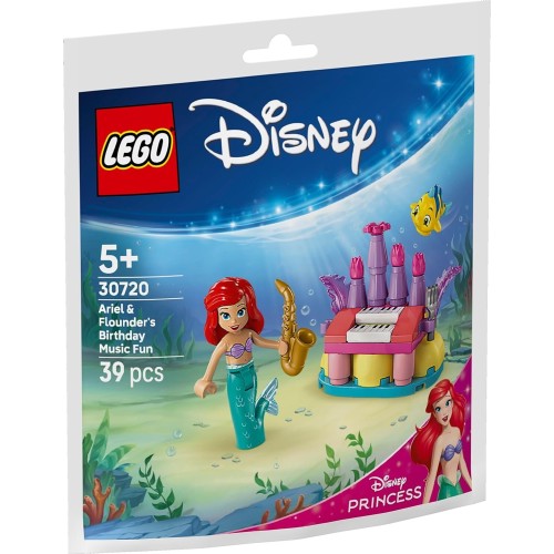 lego  arielles and fabius birthday music fun polybag paper bag set 30720 5702018058954