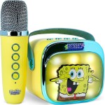 otl technologies otl Portable Speaker - Spongebob Squarepants Popsing Karaoke Speaker and Microphone, Yellow  5055371631396
