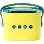 otl technologies φορητό ηχείο otl  - spongebob squarepants popsing karaoke speaker and microphone, κίτρινο  5055371631396