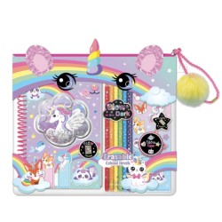 Hot Focus Coloring Journal Set Glow-In-The-Dark HF324GD 842817028828