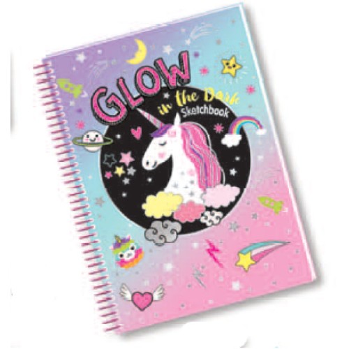 Hot Focus Coloring Journal Set Glow-In-The-Dark HF324GD 842817028828