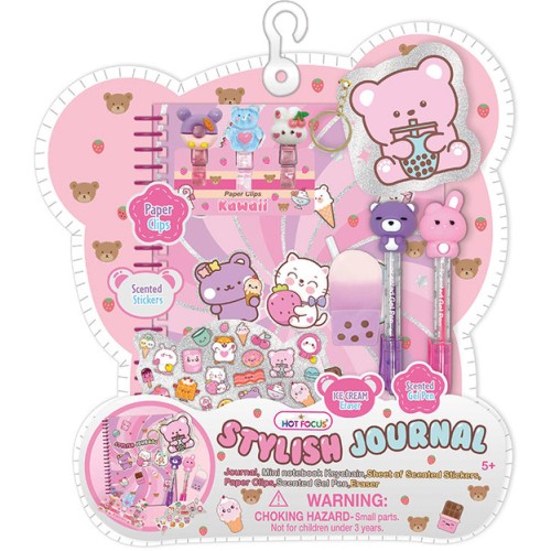 Hot Focus Stylish Journal Kawaii Critter  HF252CR 842817081687