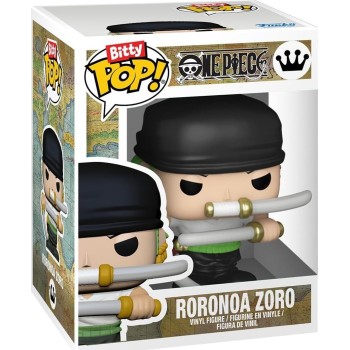 Funko bitty pop! display: one piece - going merry with zoro and nami 92964 889698929646