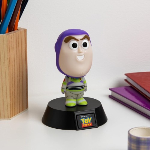 Paladone buzz lightyear icon light 11cm, toy story led night light, battery powered  PP16014TSID 5056577776270