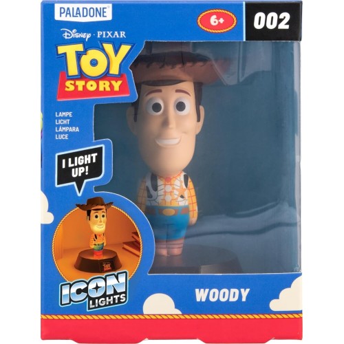 Paladone toy story woody icon light – 11cm woody character lamp – soft glow light fo PP16015TSID 5056577776287