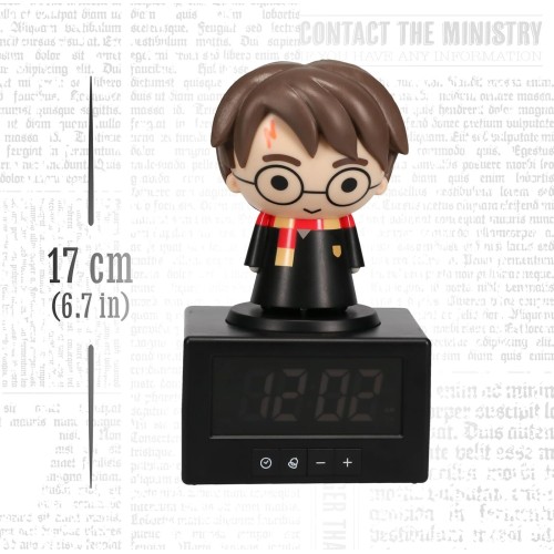 Paladone harry potter digital alarm clock - officially licensed, mood lamp featuring PP11773HPV3 5056577715347